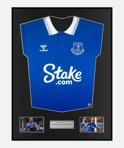Framed Dominic Calvert-Lewin Signed Everton Shirt 2023-24 Home [Classic]