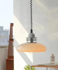 Simone Retractable Retro LED Pendant Light