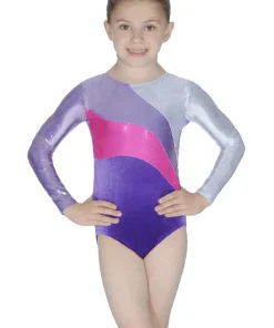 ROCH VALLEY GYMNASTICS ROME LONG SLEEVED LEOTARD - SAPPHIRE