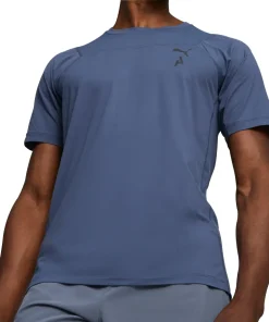 Puma Seasons coolCELL Short Sleeve Mens Running Top - Blue