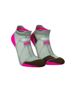 Ronhill Marathon Fresh Socklet Sage/Fluo Pink