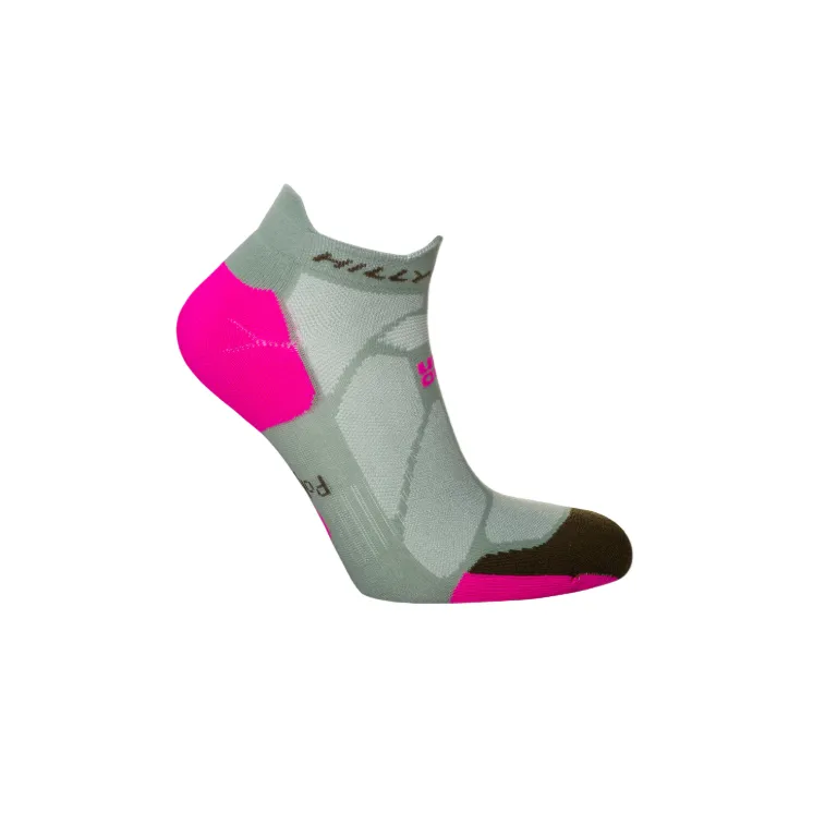 Ronhill Marathon Fresh Socklet Sage/Fluo Pink - Image 2