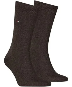 Tommy Hilfiger Mens Socks 2 Pack Oak