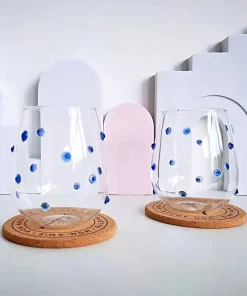 Ocean Drop Glass Cup