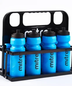 MITRE PLASTIC FOLDABLE CRATE AND 8 BOTTLES