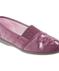 Sleepers Womens Slipper LS792 Inez Heather