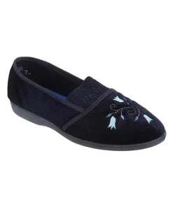 Sleepers Womens Slipper LS792 Inez Navy