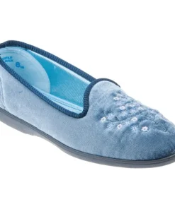 Sleepers Womens Nieta Slipper Blue