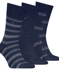 Tommy Hilfiger Mens 3 Pack Socks Set Jeans