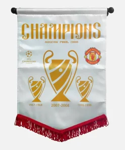 Manchester United Pennant Champions Moscow Final 2008