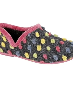 Sleepers Womens Jade Slipper Pink