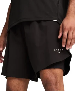 Puma X HYROX 2 In 1 Mens Training Shorts - Black