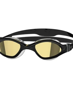 ZOGGS TIGER LSR+ TITANIUM GOGGLES BLACK/GREY MIRROR-REGULAR PROFILE FIT