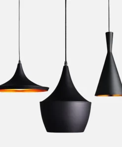 Mika Black Ceiling Pendant - Final Sale