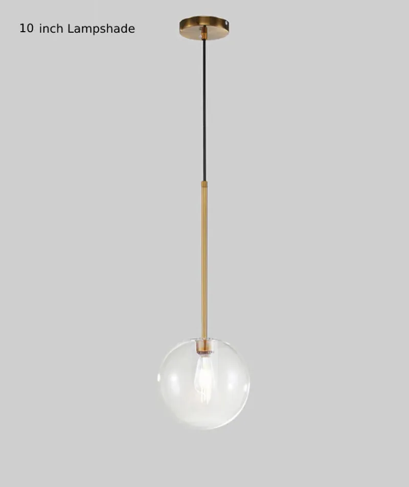 Glass Sphere Globe Pendant LED Light - Final Sale - Image 3