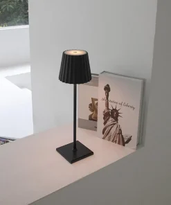Dainty Groove Cordless LED Table Lamp