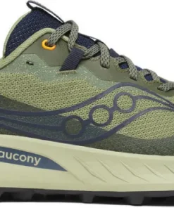 Saucony Peregrine 15 GORE-TEX Mens Trail Running Shoes - Green