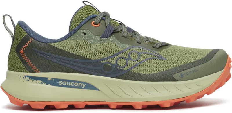 Saucony Peregrine 15 GORE-TEX Womens Trail Running Shoes - Green