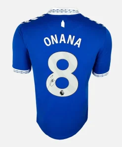 Amadou Onana Signed Everton Shirt 2023-24 Home [8]