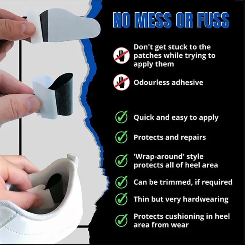 Trainer Armour Big Heel Hole Preventer Black - Image 2