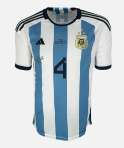 Gonzalo Montiel Signed Argentina Shirt 2022 World Cup [Front]