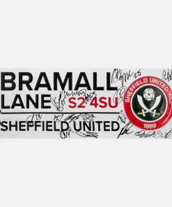 Sheffield United Squad Signed Stadium Sign [18 Autographs]