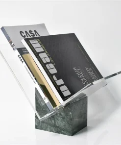 Omar Marble Magazine Holder