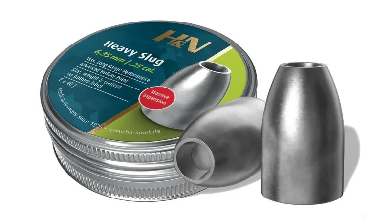 H&N Slug HP Heavy .249 (.25 - 6.34mm) 38gr Tin of 120