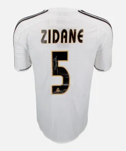 Zinedine Zidane Signed Real Madrid Shirt 2003-04 Home [5]
