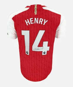 Thierry Henry Signed Arsenal Shirt Home [14]