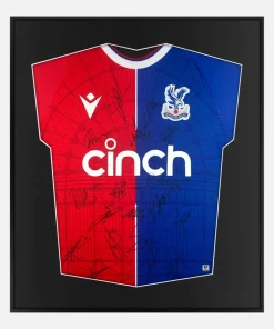 Framed Crystal Palace Signed Shirt, Full Squad, Home [Lite]