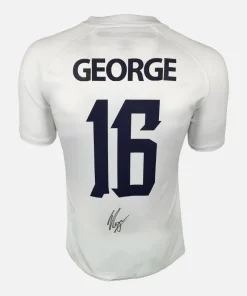 Jamie George Signed England Rugby Shirt 2023 World Cup Home [16]