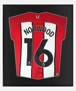 Framed Oliver Norwood Signed Shirt, Sheffield United [Lite]