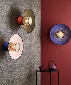 Edo Rattan Modern Wall Lights