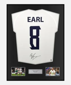 Framed Ben Earl Signed England Rugby Shirt 2023 World Cup [Classic]