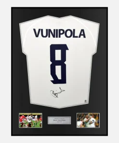 Framed Billy Vunipola Signed England Rugby Shirt 2023 World Cup [Classic]