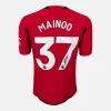 Mainoo Signed Manchester United Shirt 2023-24 Authentic Pro Version [37]