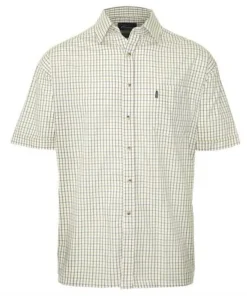 Champion Mens Champion Short Sleeve Tattersall Shirt