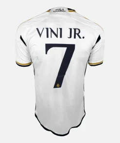 Vinicius Junior Signed Real Madrid Shirt 2023-24 Home [7]