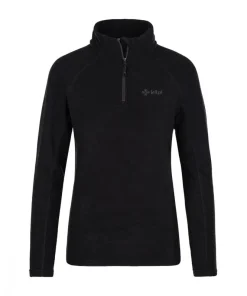 KILPI WOMENS 1/4 ZIP SNOW SKI FLEECE BLACK