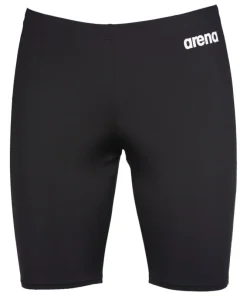 ARENA MENS TEAM SWIM JAMMER SOLID BLACK/WHITE
