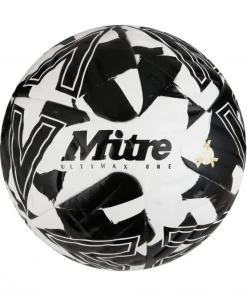 MITRE ULTIMAX ONE FIFA QUALITY PROFESSIONIAL MATCH FOOTBALL BLACK/WHITE