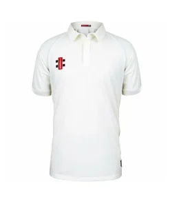 GRAY NICOLLS JUNIOR MATRIX V2 CRICKET SHIRT - IVORY