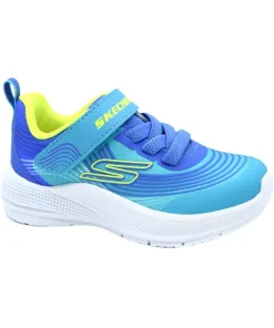 Skechers Girls Trainer Microspec Advance Turquoise/Lime