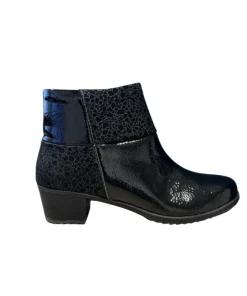 Suave Womens Boot Pauline Black Patent