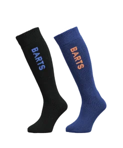 BARTS KIDS BASIC SOCK 2 PACK BLACK/BLUE 31-34