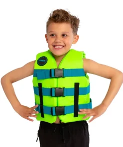 JOBE YOUTH NYLON LIFE VEST LIME/TEAL