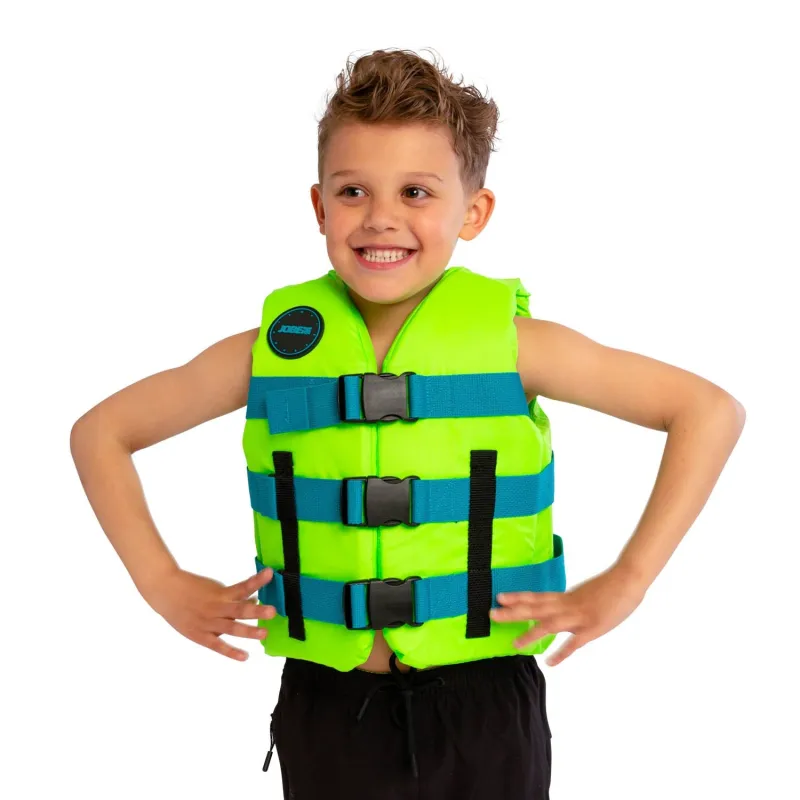 JOBE YOUTH NYLON LIFE VEST LIME/TEAL