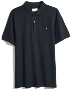 Farah Mens Hudson SS Polo Shirt True Navy