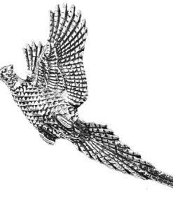Bisley Pewter Pin No.8 Rising Pheasant